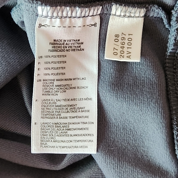 Adidas Men's Size 2XL Three Stripe Jacket Heather Gray Black Full Zip - Picture 10 of 11